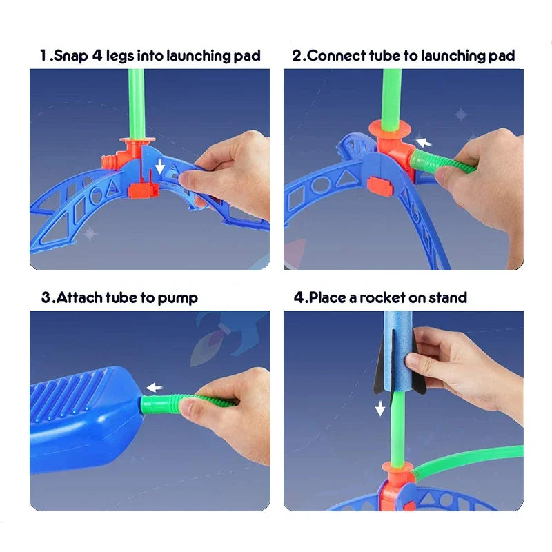 Kids Rocket Foot Pump Launcher