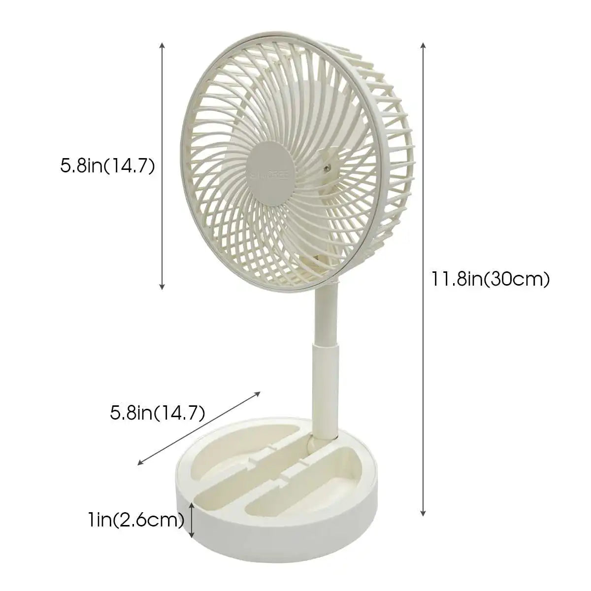 Foldable USB Desktop Fan