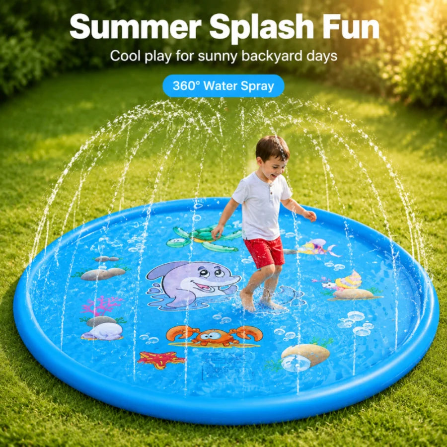Outdoor Water Sprinkler Splash Pad
