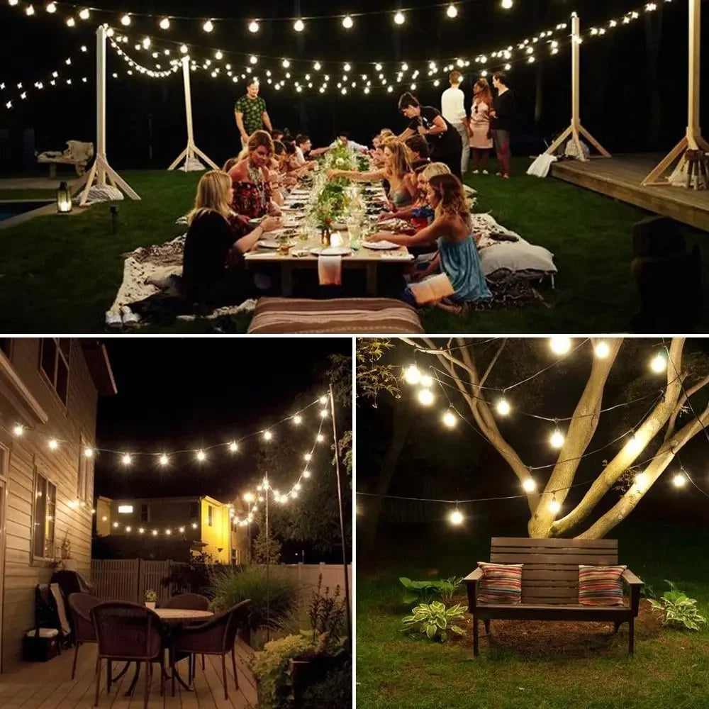 Solar Crystal Globe String Lights with 8 Modes