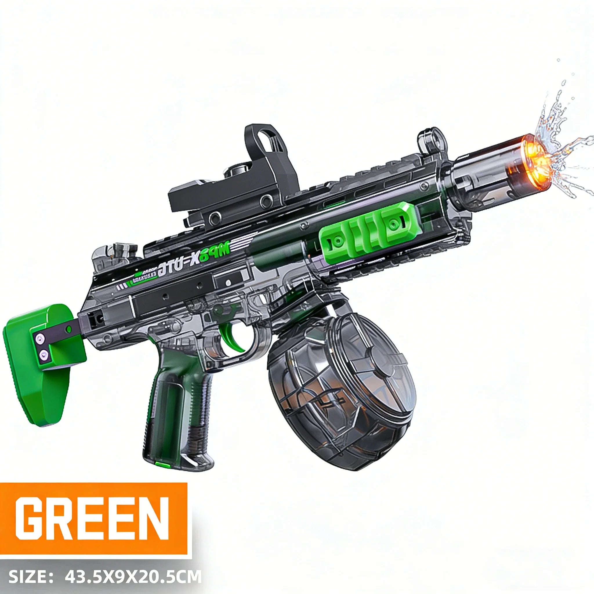 Electric Auto Water Gun with Lights