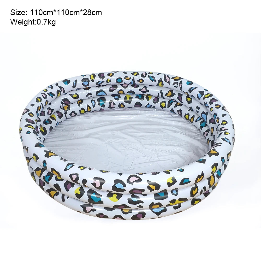 Wild Side Neon Leopard Inflatable Pool