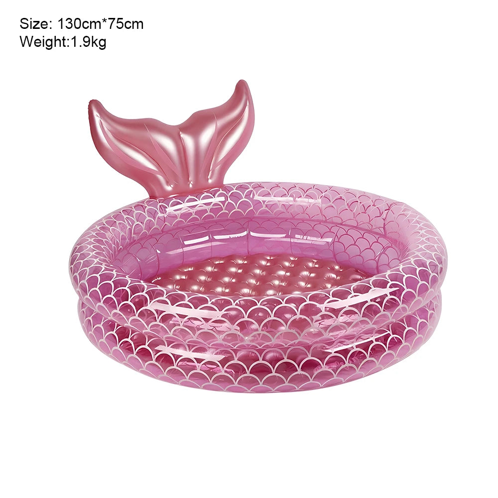 Mermaid Tails Inflatable Splash Pool