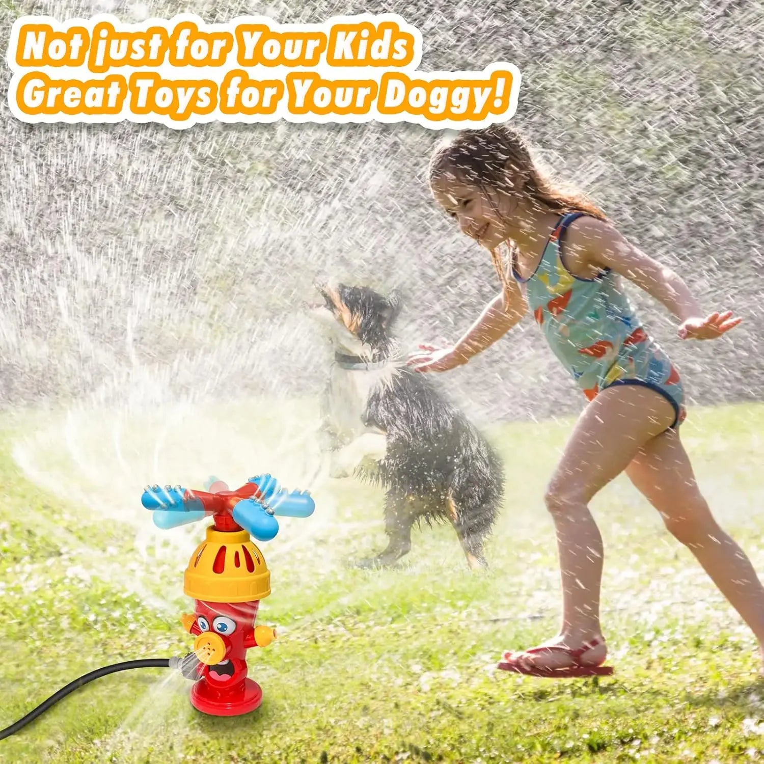 Kids Cartoon Hydrant Sprinkler Toy