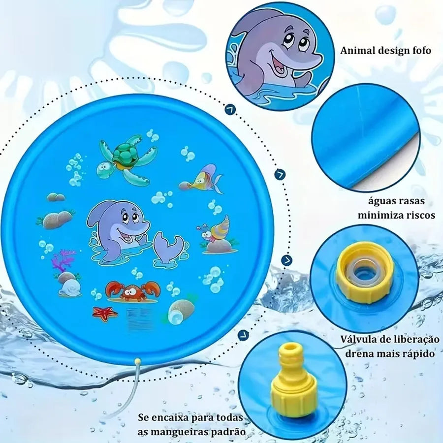Outdoor Water Sprinkler Splash Pad