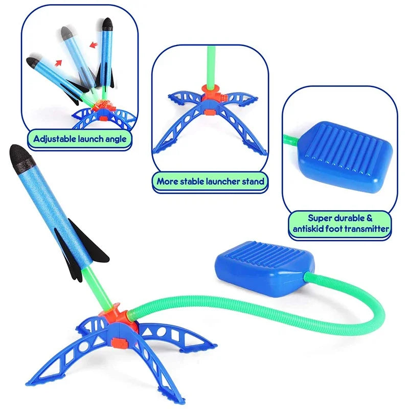 Kids Rocket Foot Pump Launcher