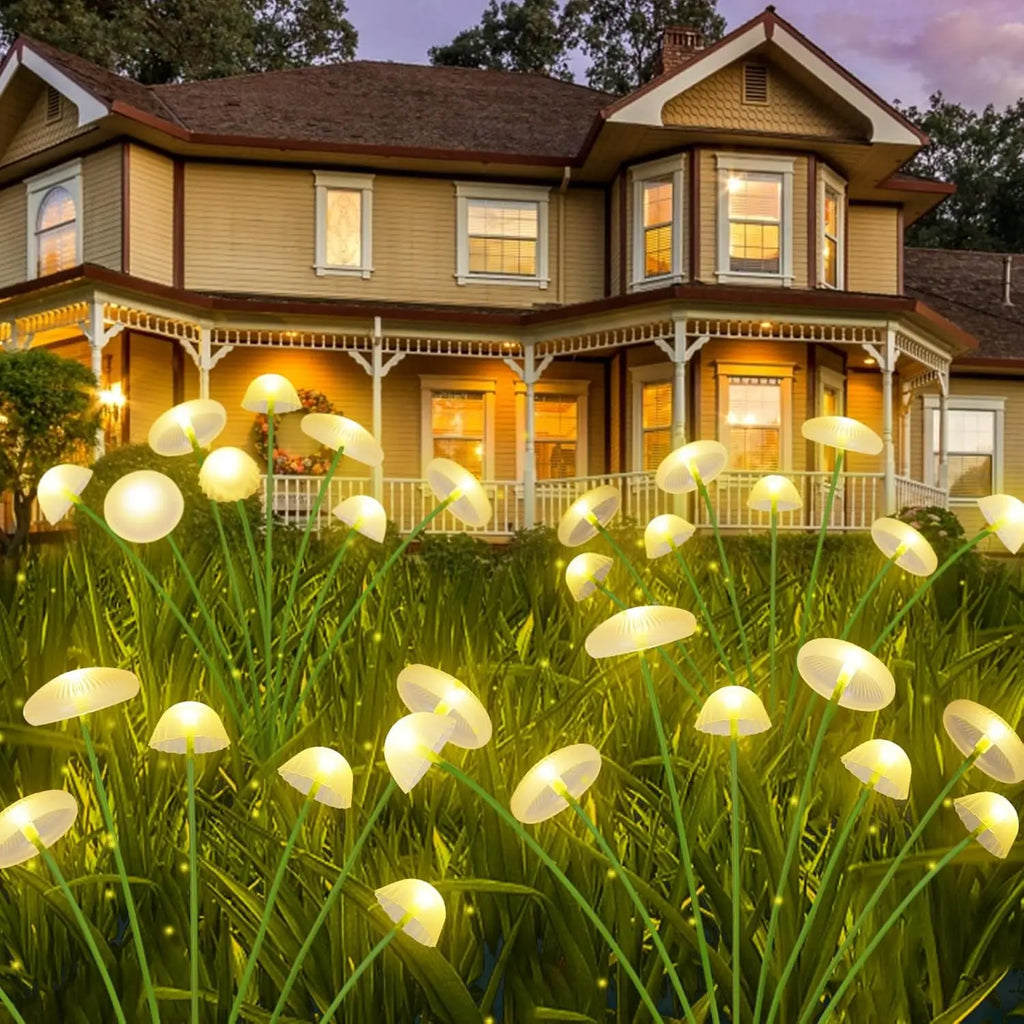 Solar Mushroom & Jellyfish Garden Lights