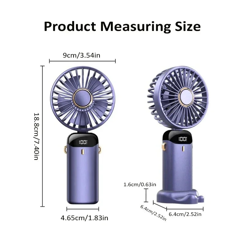 Foldable Neck & Handheld Mini Fan