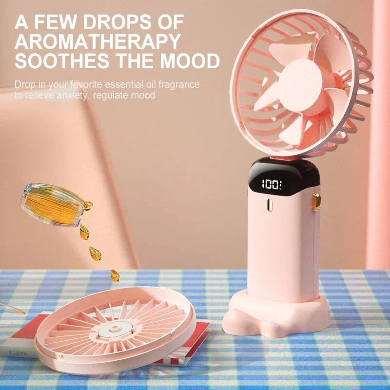Foldable Neck & Handheld Mini Fan