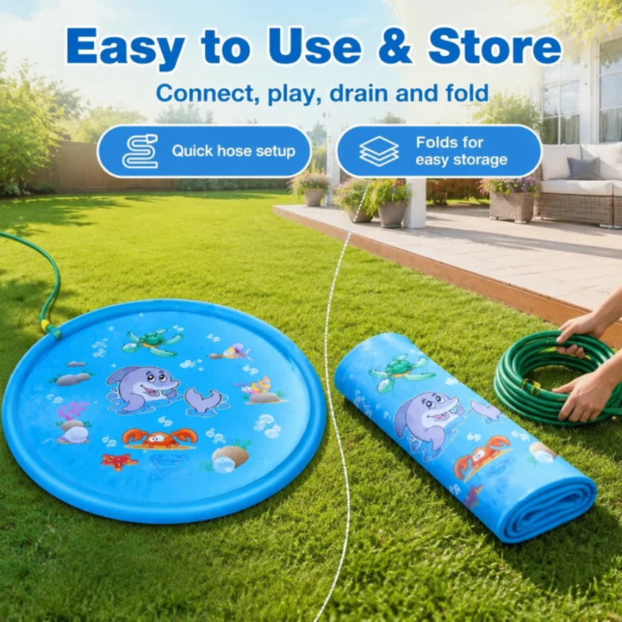 Outdoor Water Sprinkler Splash Pad