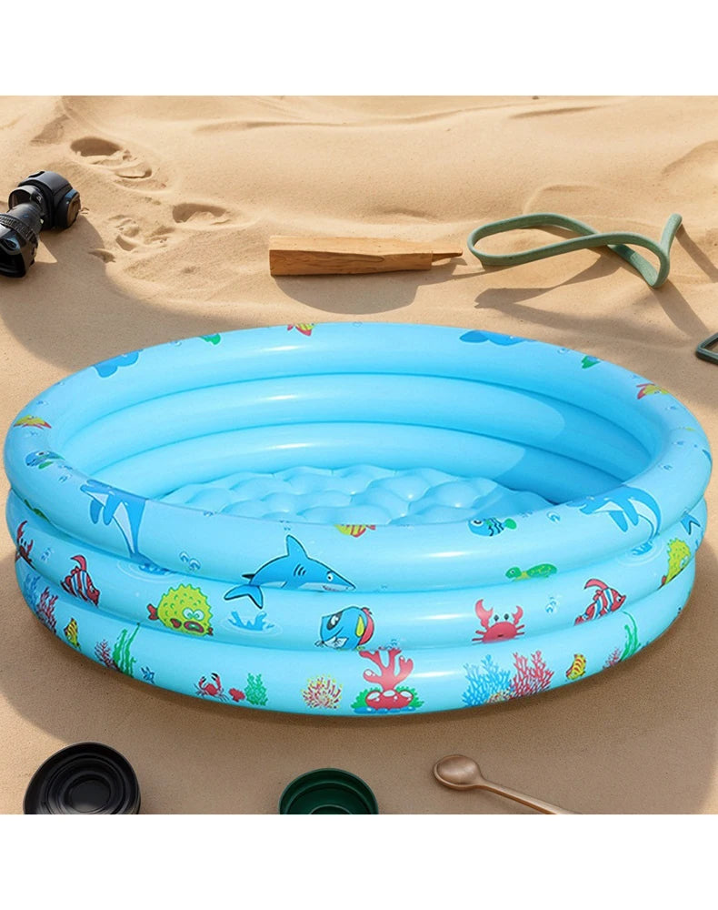 Blue ocean themed paddling pool