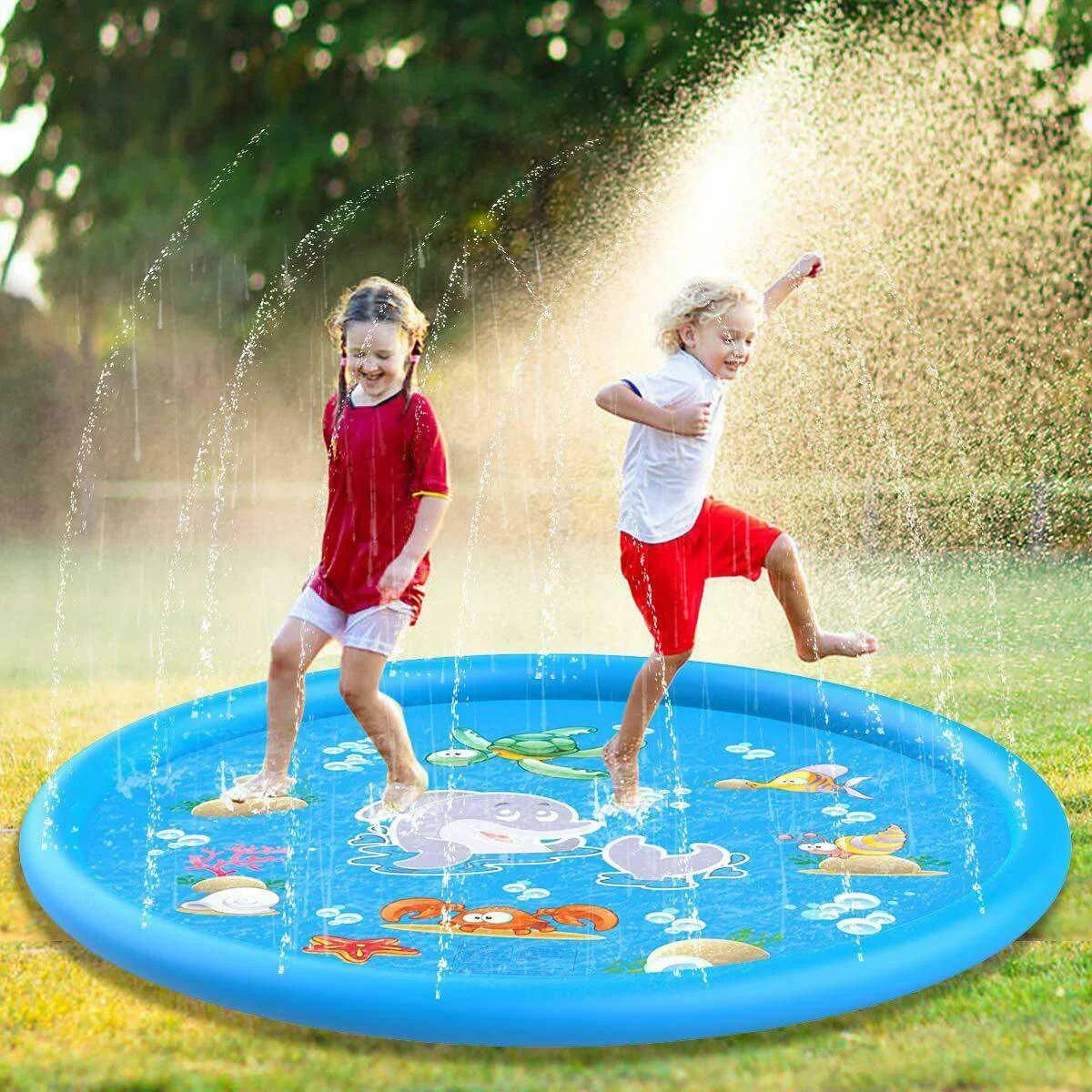 Kids Inflatable Splash Pad Mat