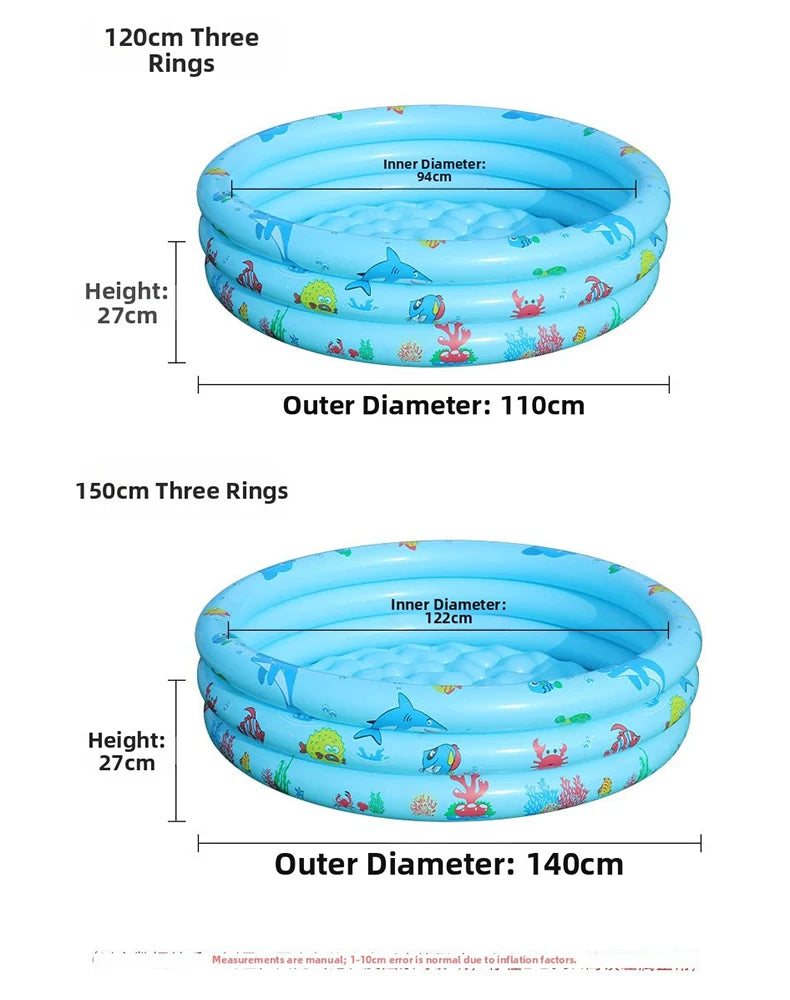 Green Ocean Animal kids paddling pool