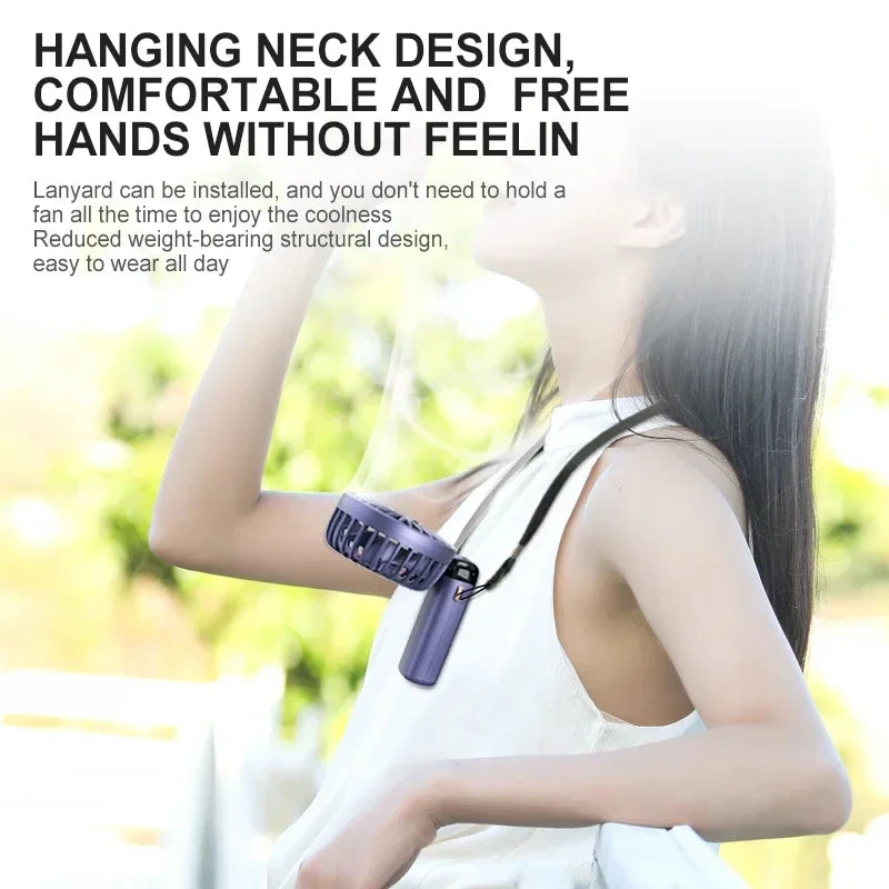 Foldable Neck & Handheld Mini Fan