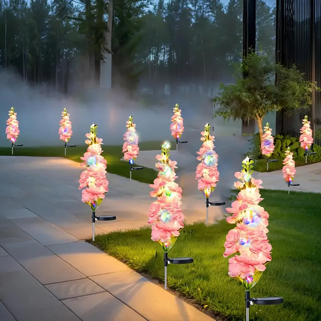 Solar Hyacinth Garden Light