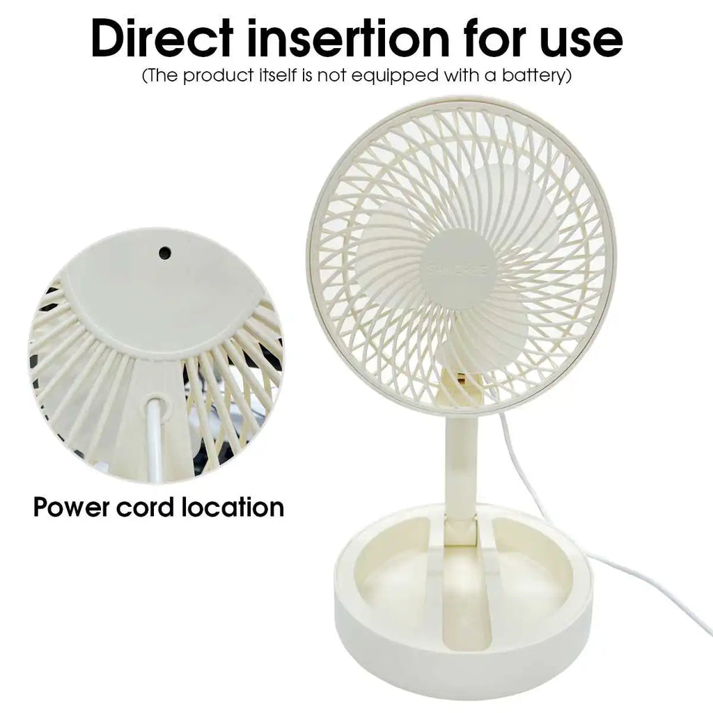 Foldable USB Desktop Fan