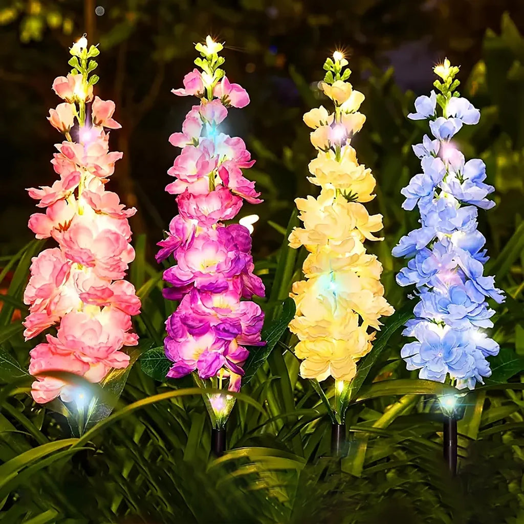 Solar Hyacinth Garden Light
