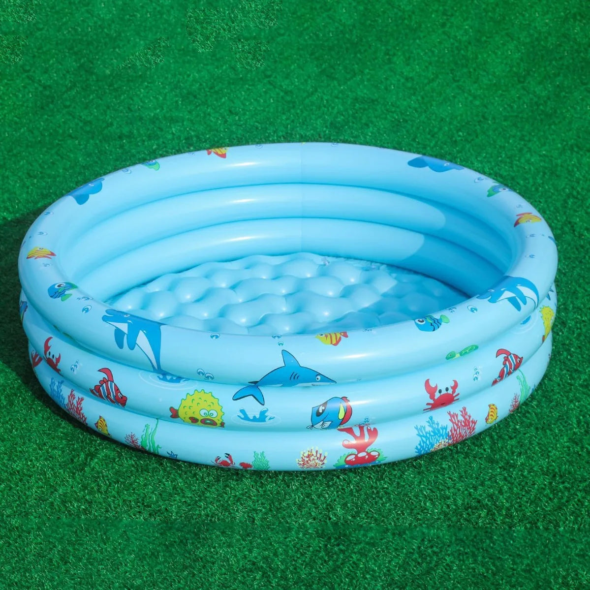 Blue ocean themed paddling pool