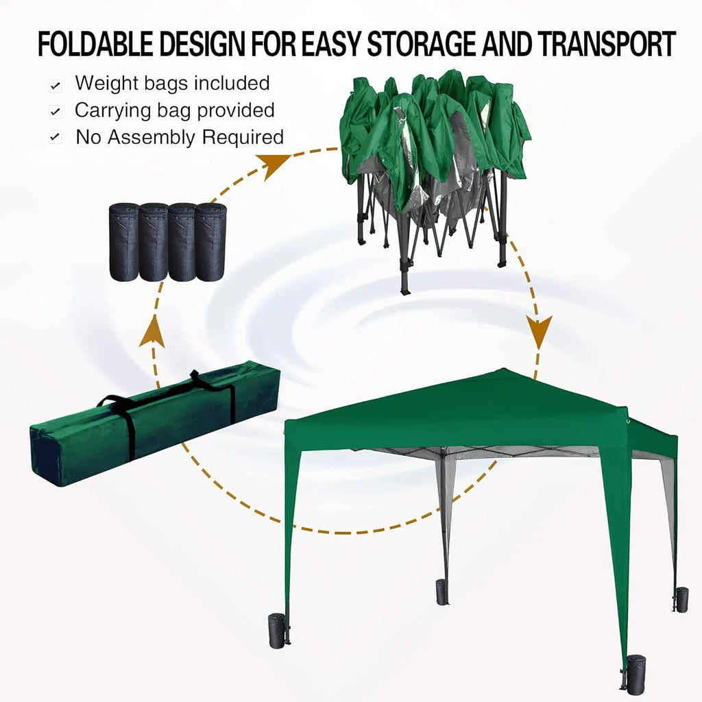 3x3m Pop-Up Garden Gazebo