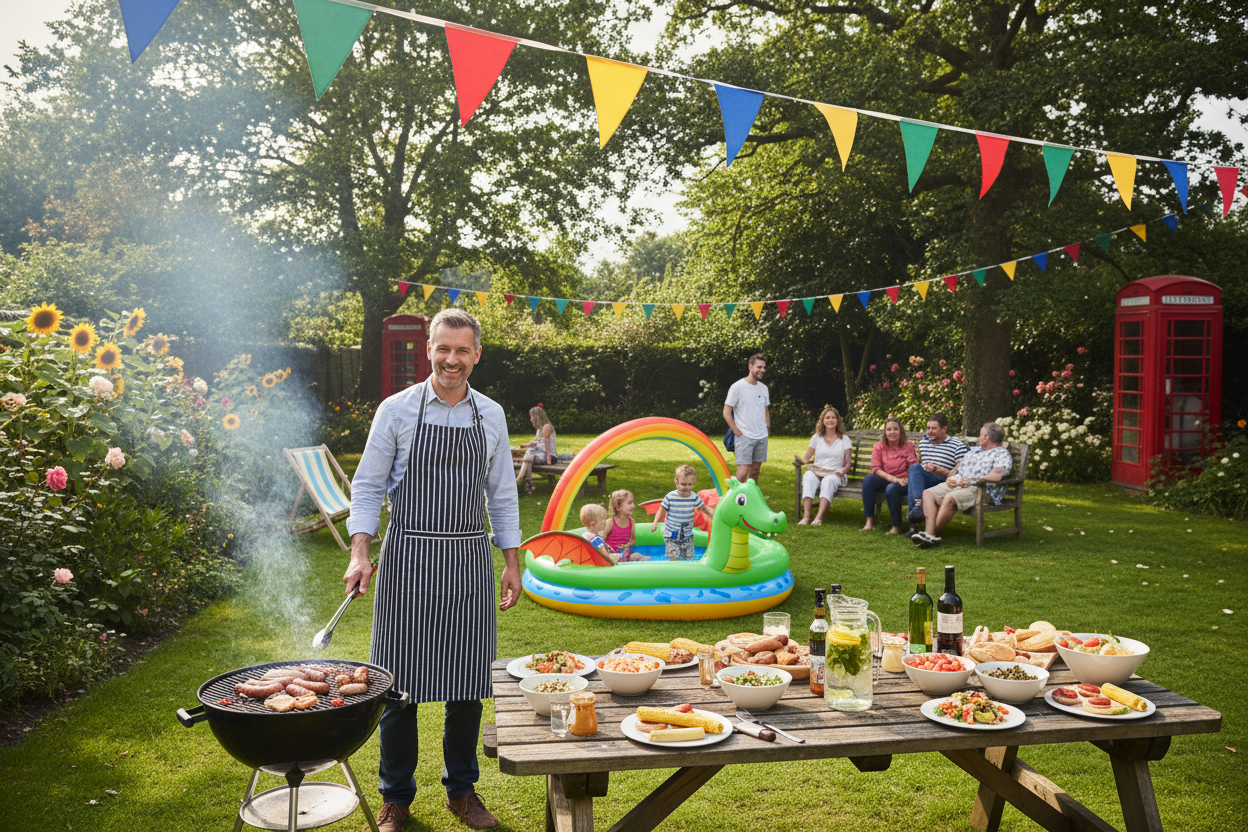 English BBQ with Pool